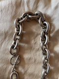 solid fat chain necklace