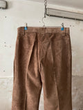 70s Leather suède trouser