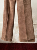 70s Leather suède trouser