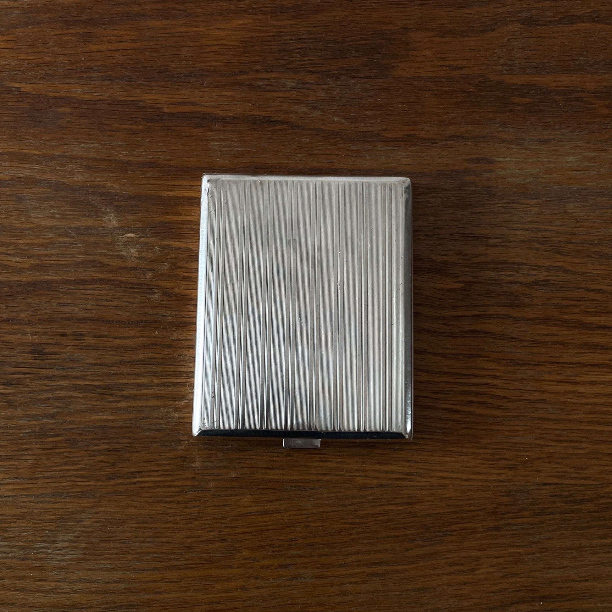 20's 1920's 20s 1920s Czechoslovakia antique silver cigarette tobacco case タバコ シガレットケース 煙草 ケース アンティーク シルバー ヴィンテージ モノグラム ヨーロッパ stripe ストライプ ボーダー