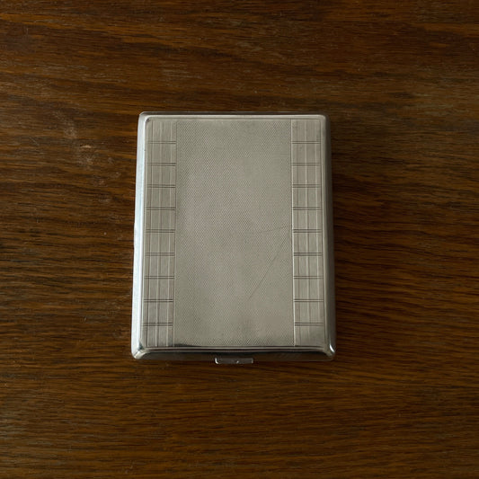 1800s 1800's 1894 18th century Czechoslovakia antique silver cigarette tobacco case タバコ シガレットケース 煙草 ケース アンティーク シルバー ヴィンテージ モノグラム ヨーロッパ