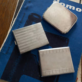 Antique silver cigarette case, Czechosklovakia 1920