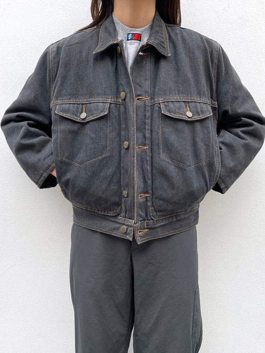 CLOSED 80s bomber denim jacket