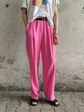 pink thick trouser