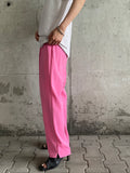 pink thick trouser