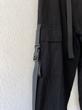 easy black cargo with belt