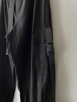 easy black cargo with belt