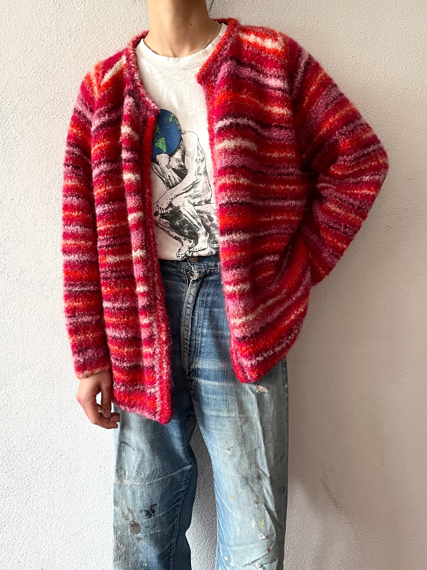 handmade knit haori