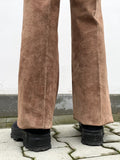 70s Leather suède trouser