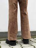 70s Leather suède trouser