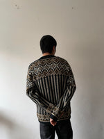 70’s Nordic sweater black