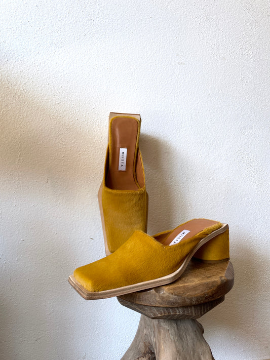 Miista yellow mules