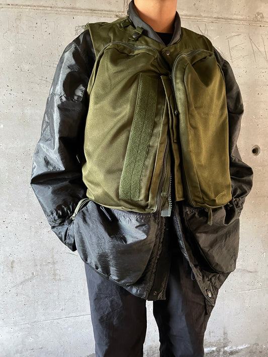 90s uk military afv crew vest