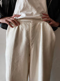 vintage wool wide trouser