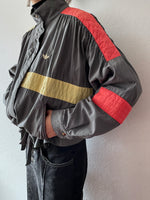80's adidas nylon pile jacket