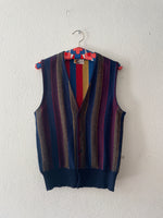 80s italy cotton knit vest