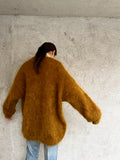 mohair mixed cardigan made in Italy