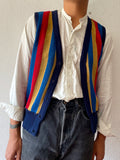 80s italy cotton knit vest