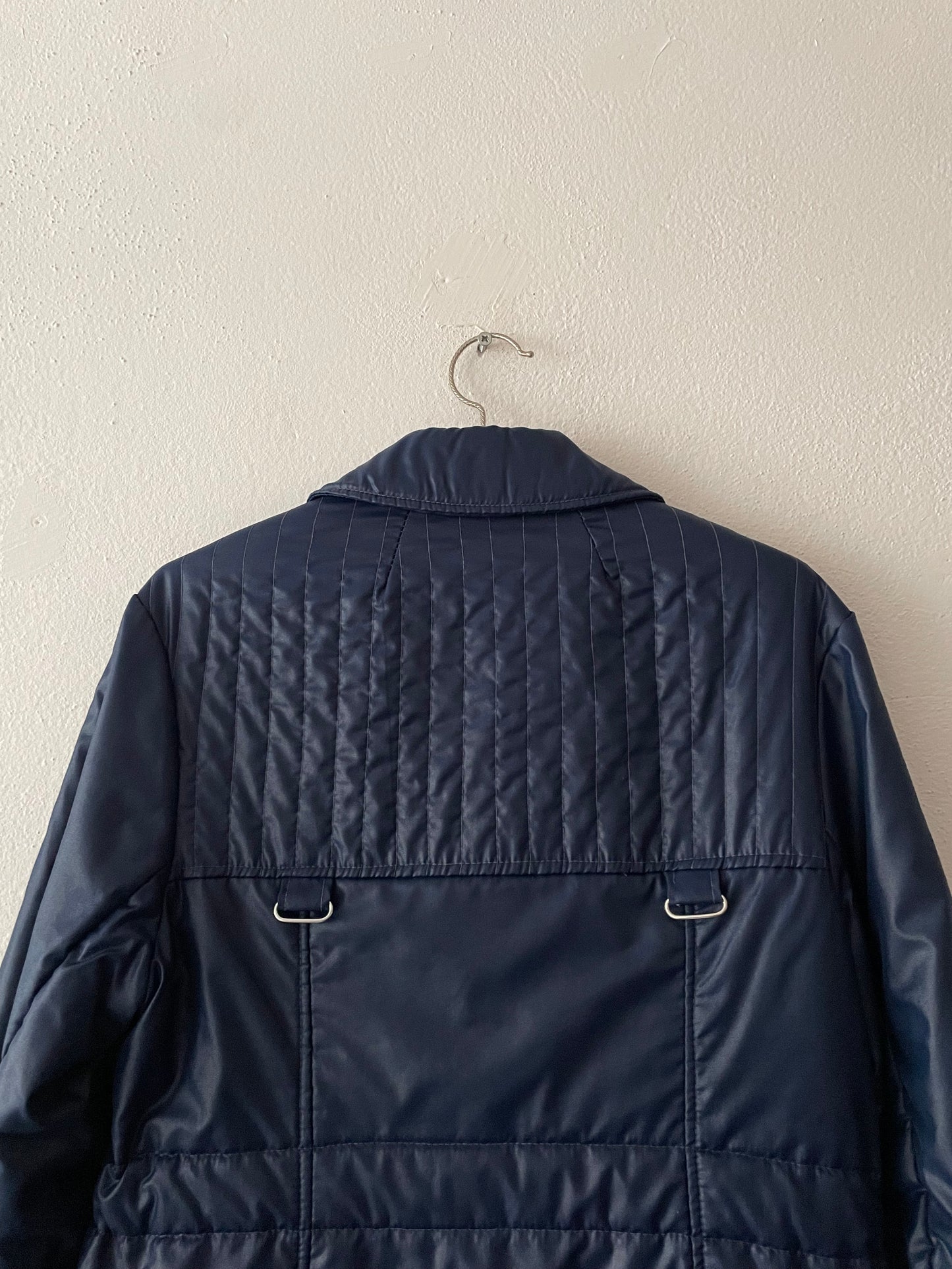 70's Germany navy padding coat