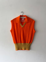 70-80s Czechoslovakia knitted vest DeadStock