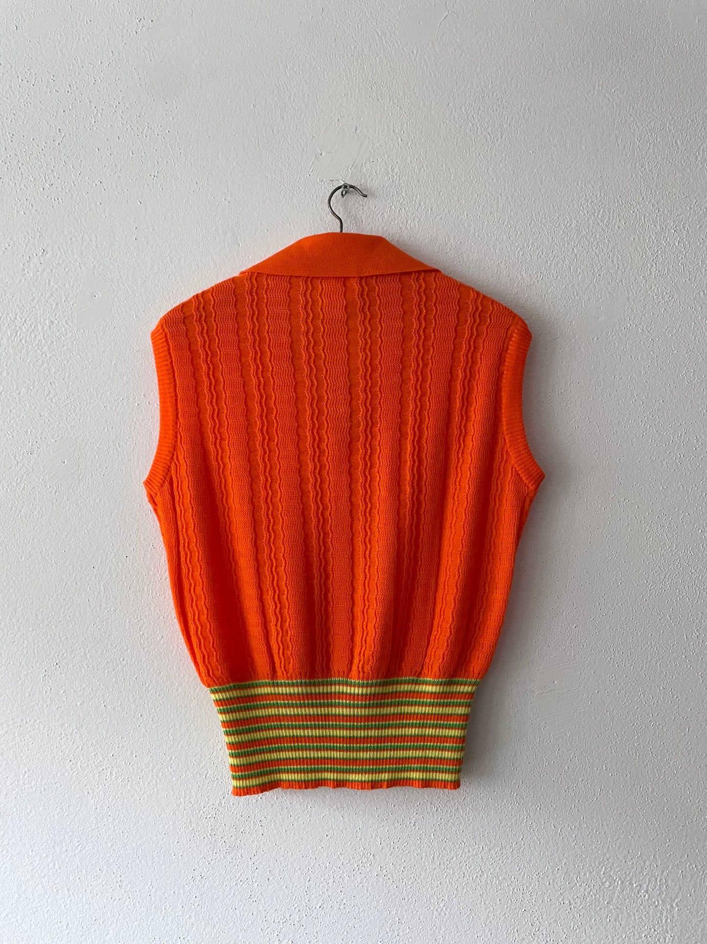 70-80s Czechoslovakia knitted vest DeadStock