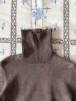 running zip heavy cotton sweater