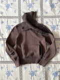 running zip heavy cotton sweater