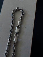 Italy 925 twist chain necklace