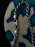 Italy 925 twist chain necklace