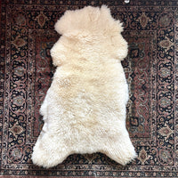 vintage mouton rug