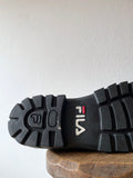FILA made in spain 3 hole leather shoes.dead stock.