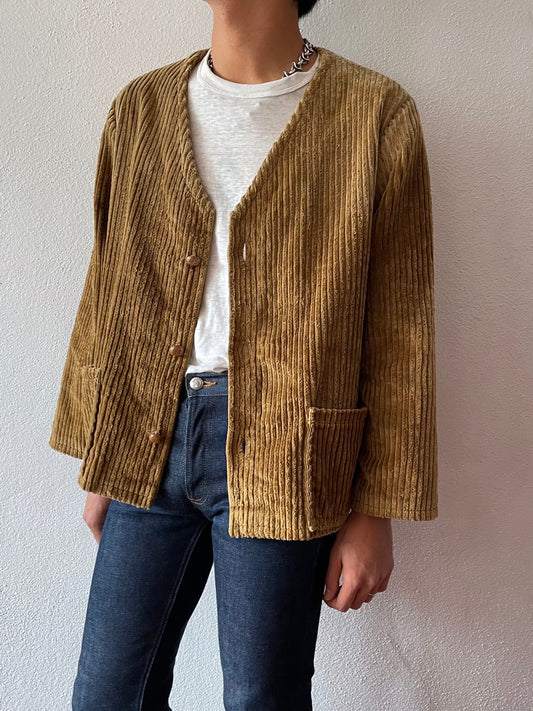 Fat corduroy handmade Haori