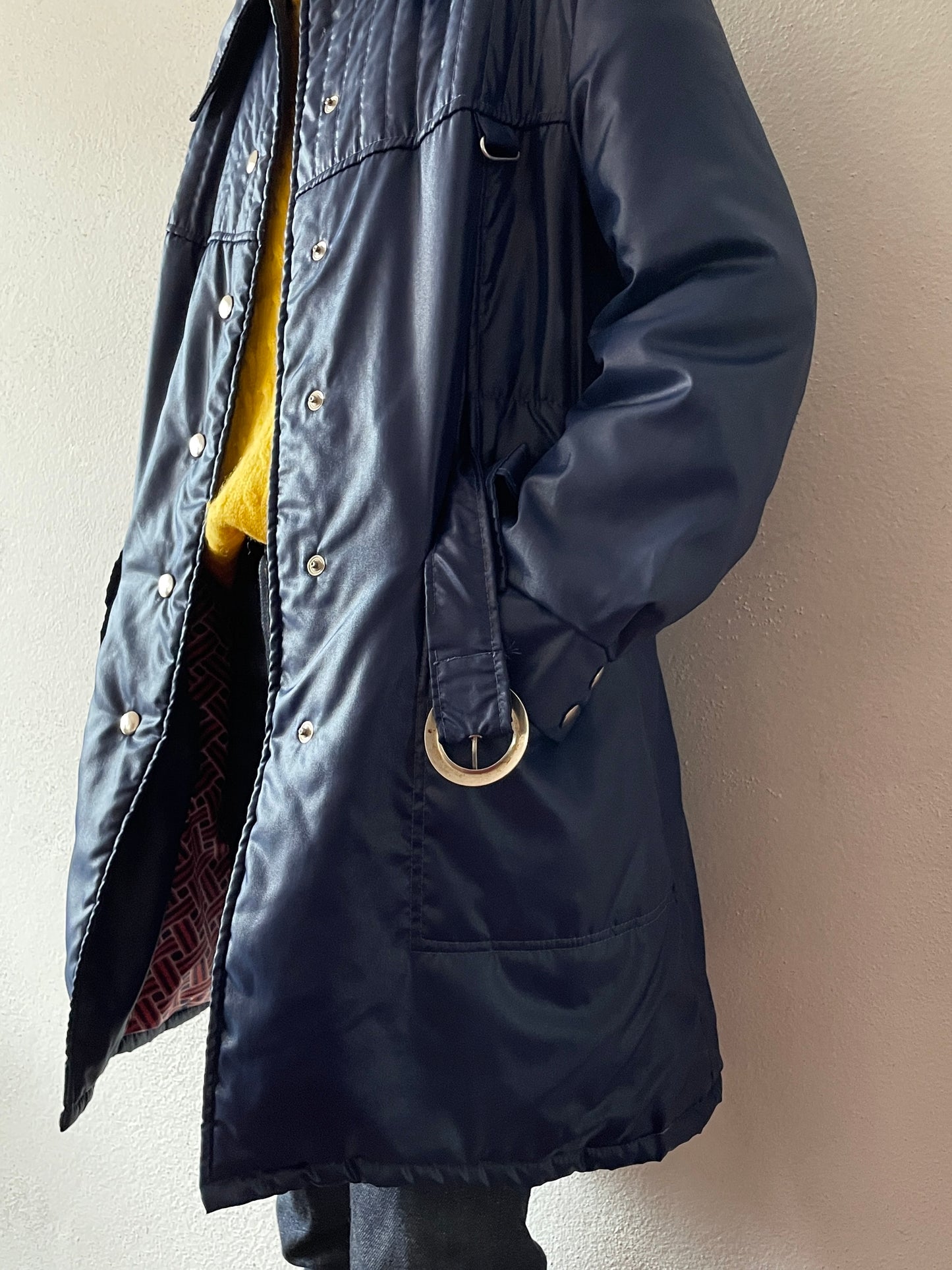 70's Germany navy padding coat