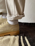 FILA made in italy leather suede shoes. dead stock.