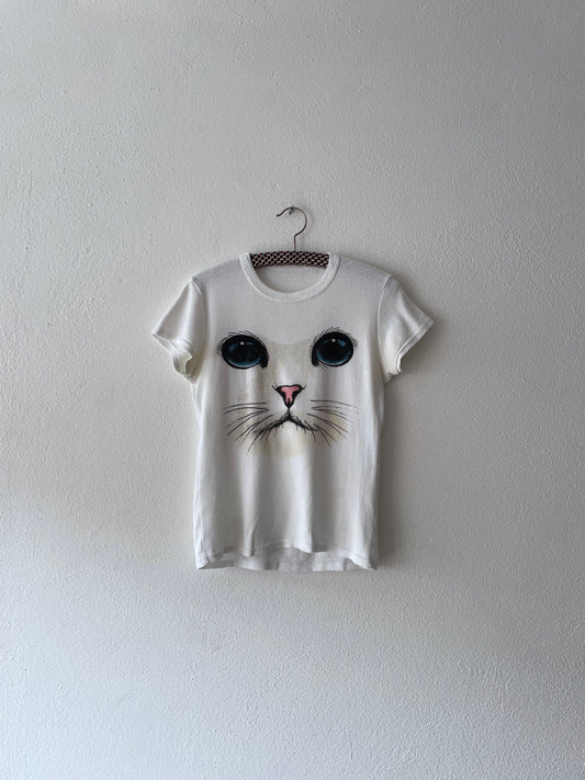 Vintage mini cat tee.