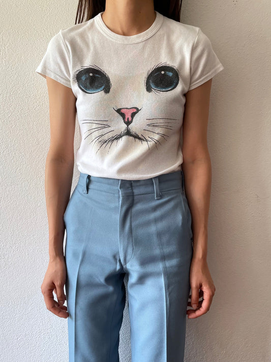 Vintage mini cat tee.