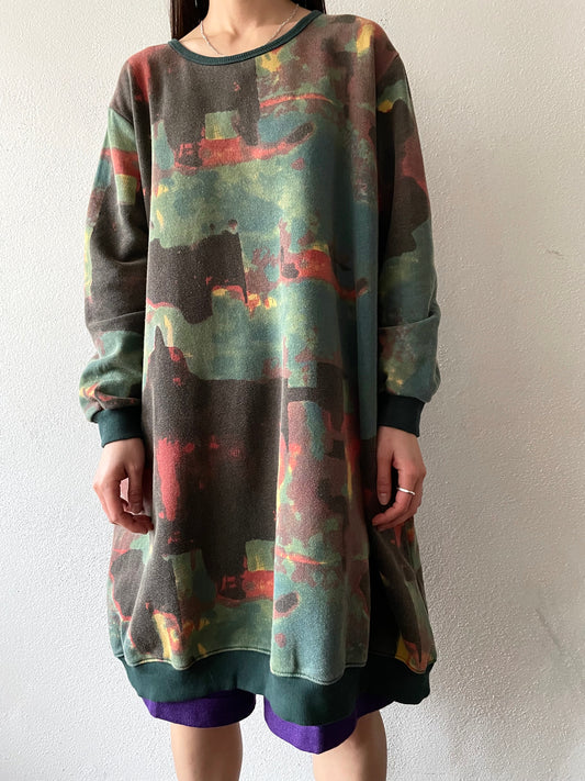 90's long sweatshirt. free size