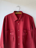 80s germany casual shirt with big pockets