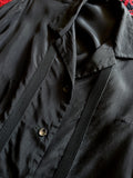 60's ladies black shirt