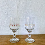chic wine glasses set