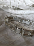 vintage Germany 835 structurally angular bracelet