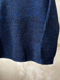 Vintage beautiful blue wool jumper