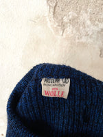 Vintage beautiful blue wool jumper