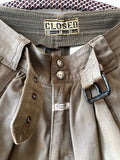 " CLOSED " Gurka shorts made in Italy