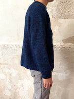 Vintage beautiful blue wool jumper