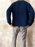 Vintage beautiful blue wool jumper