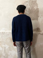 Vintage beautiful blue wool jumper