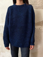 Vintage beautiful blue wool jumper