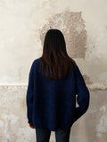 Vintage beautiful blue wool jumper