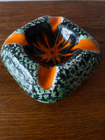 ファットラバ fat lava vintage Hungary Hungarian ceramic ash tray ハンガリー ヴィンテージ アッシュトレー 灰皿 陶器 black orange green